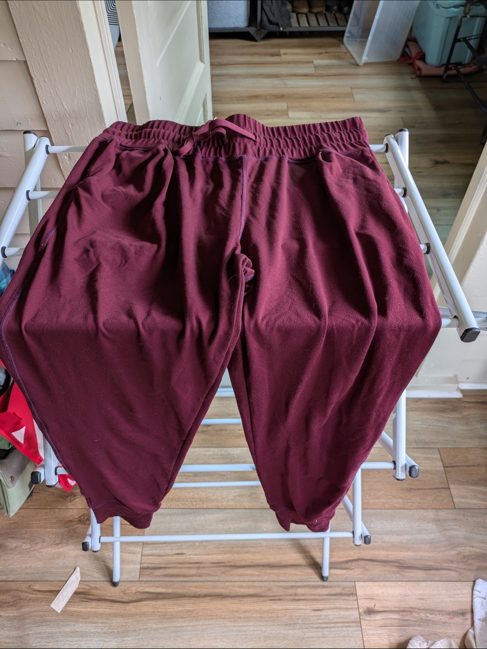 Senita Athletics Maroon Track Joggers